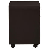 Skylar 3-drawer Home Office Mobile File Cabinet Cappuccino | Brown | Cappuccino | 800894