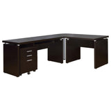 Skylar 3-drawer Home Office Mobile File Cabinet Cappuccino | Brown | Cappuccino | 800894