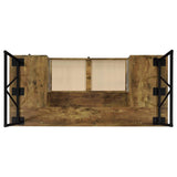 Analiese 63-inch 4-drawer Writing Desk Rustic Nutmeg | Brown | Rustic Nutmeg | 800999
