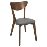 Karri 2-piece Home Office Computer Desk and Chair Set Walnut | Brown | Walnut | 801095