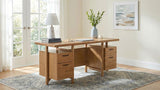 Roldan 69-inch 4-drawer Computer Desk with File Drawer Light Ash | Full | Brown | Light Ash | 801115