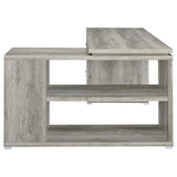 Yvette 60-inch 3-drawer L-Shape Computer Desk Grey Driftwood | Full | Grey | Grey Driftwood | 801516