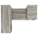 Yvette 60-inch 3-drawer L-Shape Computer Desk Grey Driftwood | Full | Grey | Grey Driftwood | 801516