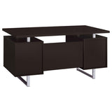 Lawtey 60-inch 2-drawer Office Computer Desk Cappuccino | Brown | Cappuccino | 801521