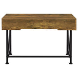 Analiese 47-inch 3-drawer Writing Desk Rustic Nutmeg | Brown | Rustic Nutmeg | 801541