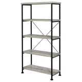 Analiese 63-inch 4-shelf Bookshelf Grey Driftwood | Grey | Grey Driftwood | 801546