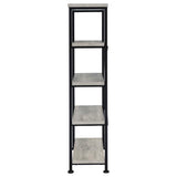 Analiese 63-inch 4-shelf Bookshelf Grey Driftwood | Grey | Grey Driftwood | 801546