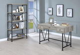 Analiese 63-inch 4-shelf Bookshelf Grey Driftwood | Grey | Grey Driftwood | 801546