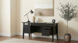 Goodson 64-inch 4-Drawer Double Pedestal Computer Desk Black | Black | 801586