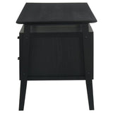Goodson 64-inch 4-Drawer Double Pedestal Computer Desk Black | Black | 801586