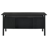 Goodson 64-inch 4-Drawer Double Pedestal Computer Desk Black