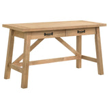 Fabian 54-inch 2-drawer Computer Writing Desk Distressed Light Brown | Brown | Distressed Light Brown | 801605