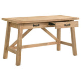 Fabian 54-inch 2-drawer Computer Writing Desk Distressed Light Brown | Brown | Distressed Light Brown | 801605