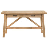 Fabian 54-inch 2-drawer Computer Writing Desk Distressed Light Brown | Brown | Distressed Light Brown | 801605