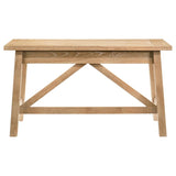 Fabian 54-inch 2-drawer Computer Writing Desk Distressed Light Brown | Brown | Distressed Light Brown | 801605