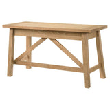 Fabian 54-inch 2-drawer Computer Writing Desk Distressed Light Brown | Brown | Distressed Light Brown | 801605