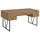 Analiese 63-inch 4-drawer Writing Desk Mango | Brown | Mango | 801851