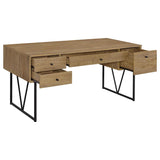 Analiese 63-inch 4-drawer Writing Desk Mango | Brown | Mango | 801851