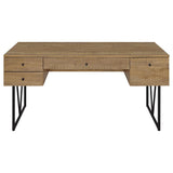 Analiese 63-inch 4-drawer Writing Desk Mango | Brown | Mango | 801851