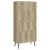 Maeve 70-inch 3-shelf Bookcase with Drawers Distressed Pine | Brown | Distressed Pine | 801923