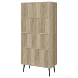Maeve 70-inch 3-shelf Bookcase with Drawers Distressed Pine | Brown | Distressed Pine | 801923