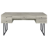 Analiese 63-inch 4-drawer Writing Desk Grey Driftwood | Grey | Grey Driftwood | 801999