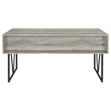 Analiese 63-inch 4-drawer Writing Desk Grey Driftwood | Grey | Grey Driftwood | 801999