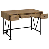 Analiese 47-inch 3-drawer Writing Desk Mango | Brown | Mango | 802001