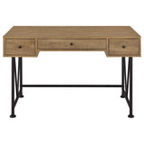 Analiese 47-inch 3-drawer Writing Desk Mango