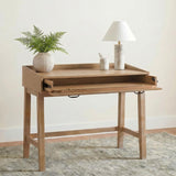 Fabian 38-inch Computer Desk with Keyboard Drawer Distressed Light Brown | Brown | Distressed Light Brown | 802041