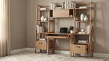 Fabian Bookshelf Bridge with Cubbies Distressed Light Brown | Brown | Distressed Light Brown | 802044