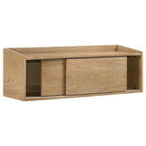 Fabian Bookshelf Bridge with Cubbies Distressed Light Brown | Brown | Distressed Light Brown | 802044