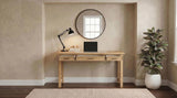 Vermes 55-inch 3-drawer Writing Desk with Power Outlet Light Ash | Brown | Light Ash | 802061
