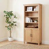 Vermes 72-inch 2-door Home Office Cabinet Bookcase Light Ash | Beige | Light Ash | 802063