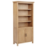 Vermes 72-inch 2-door Home Office Cabinet Bookcase Light Ash | Beige | Light Ash | 802063