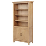 Vermes 72-inch 2-door Home Office Cabinet Bookcase Light Ash | Beige | Light Ash | 802063