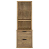 Westpark 3-shelf Bookcase USB and Lockable Drawer Mango | King | Brown | Mango | 802693