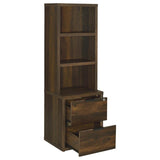 Westpark 3-piece Wall Unit Bookcase Set with USB Dark Pine | King | Brown | Dark Pine | 802713-S3