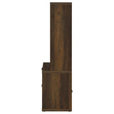 Westpark 3-shelf Bookcase USB and Lockable Drawer Dark Pine | King | Brown | Dark Pine | 802713