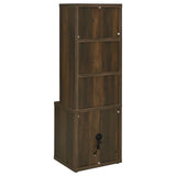Westpark 3-shelf Bookcase USB and Lockable Drawer Dark Pine | King | Brown | Dark Pine | 802713
