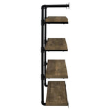 Elmcrest 39-inch 4-shelf Wall Bookshelf Rustic Oak | Brown | Rustic Oak | 804417