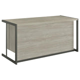 Loomis 60-inch 4-drawer Computer Desk Whitewashed Grey | Grey | White Washed Grey | 805881