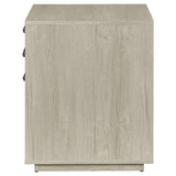 Loomis 3-drawer Home Office File Cabinet Whitewashed Grey | Grey | White Washed Grey | 805882