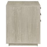 Loomis 3-drawer Home Office File Cabinet Whitewashed Grey | Grey | White Washed Grey | 805882