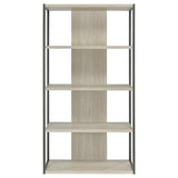 Loomis 72-inch 4-shelf Bookshelf Whitewashed Grey | Grey | White Washed Grey | 805883