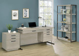 Loomis 72-inch 4-shelf Bookshelf Whitewashed Grey | Grey | White Washed Grey | 805883
