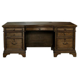 Hartshill 72-inch 7-drawer Executive Desk Burnished Oak | Brown | Burnished Oak | 881281