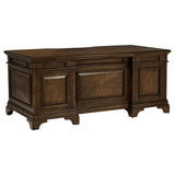 Hartshill 72-inch 7-drawer Executive Desk Burnished Oak | Brown | Burnished Oak | 881281