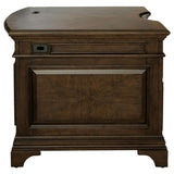 Hartshill 72-inch 7-drawer Executive Desk Burnished Oak | Brown | Burnished Oak | 881281