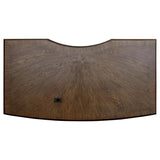 Hartshill 72-inch 7-drawer Executive Desk Burnished Oak | Brown | Burnished Oak | 881281